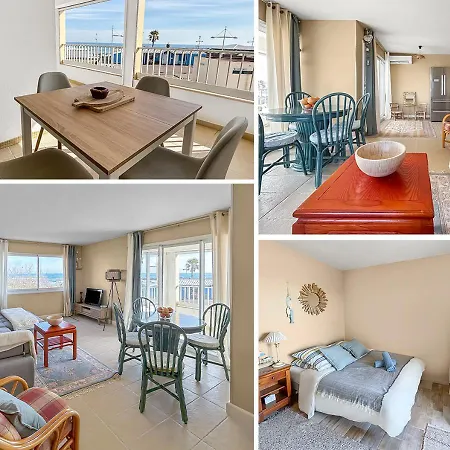 Appartement Les Pieds Dans L'eau T3 Vue Mer&parking Agde